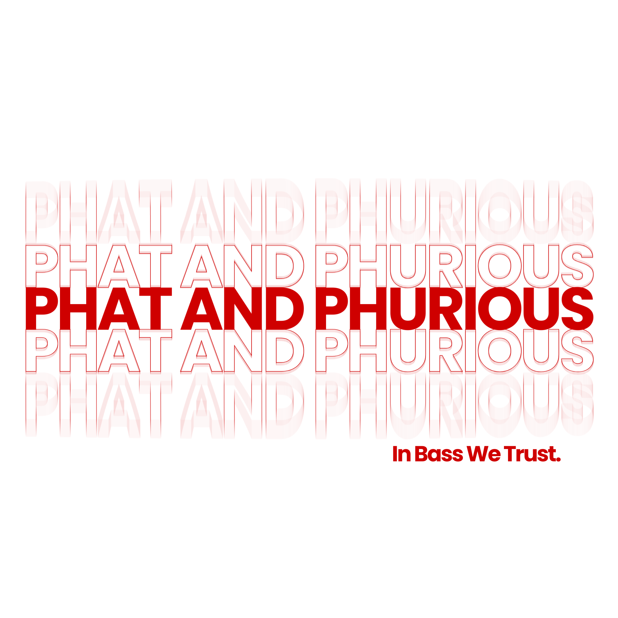 Phat & Phurious FM — logo fond blanc